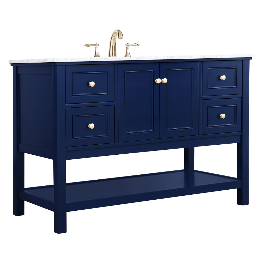 Elegant Bathroom Vanity - Blue (VF27048BL)