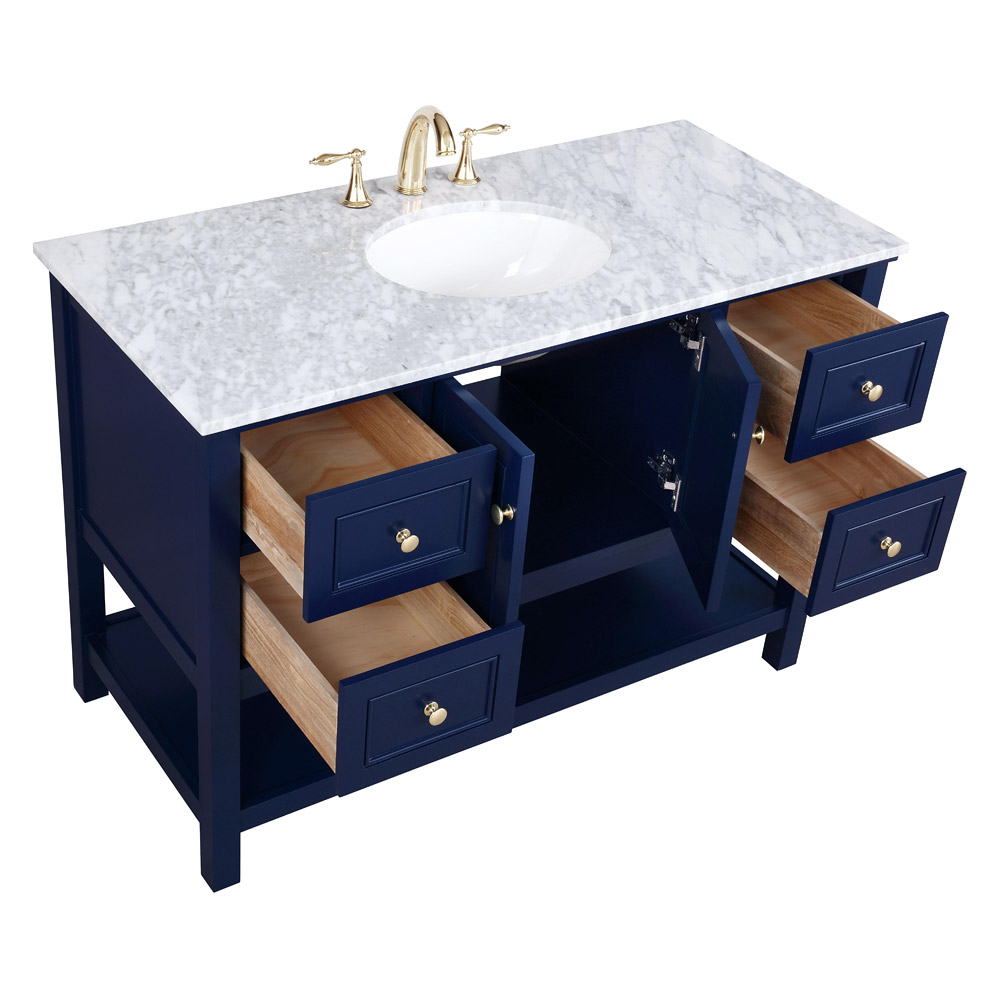 Elegant Bathroom Vanity - Blue (VF27048BL)