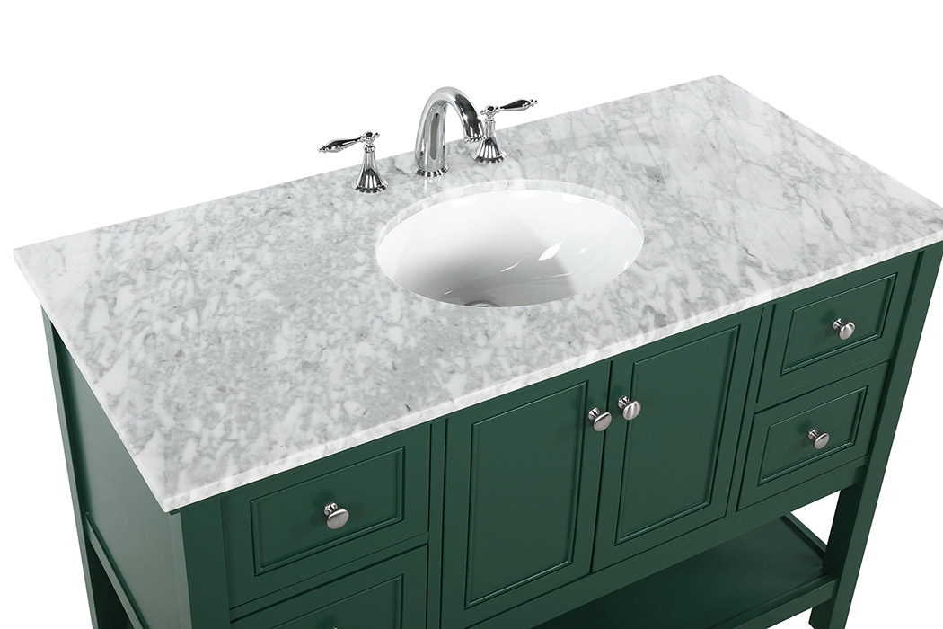 Elegant Bathroom Vanity - Green (VF27048GN)