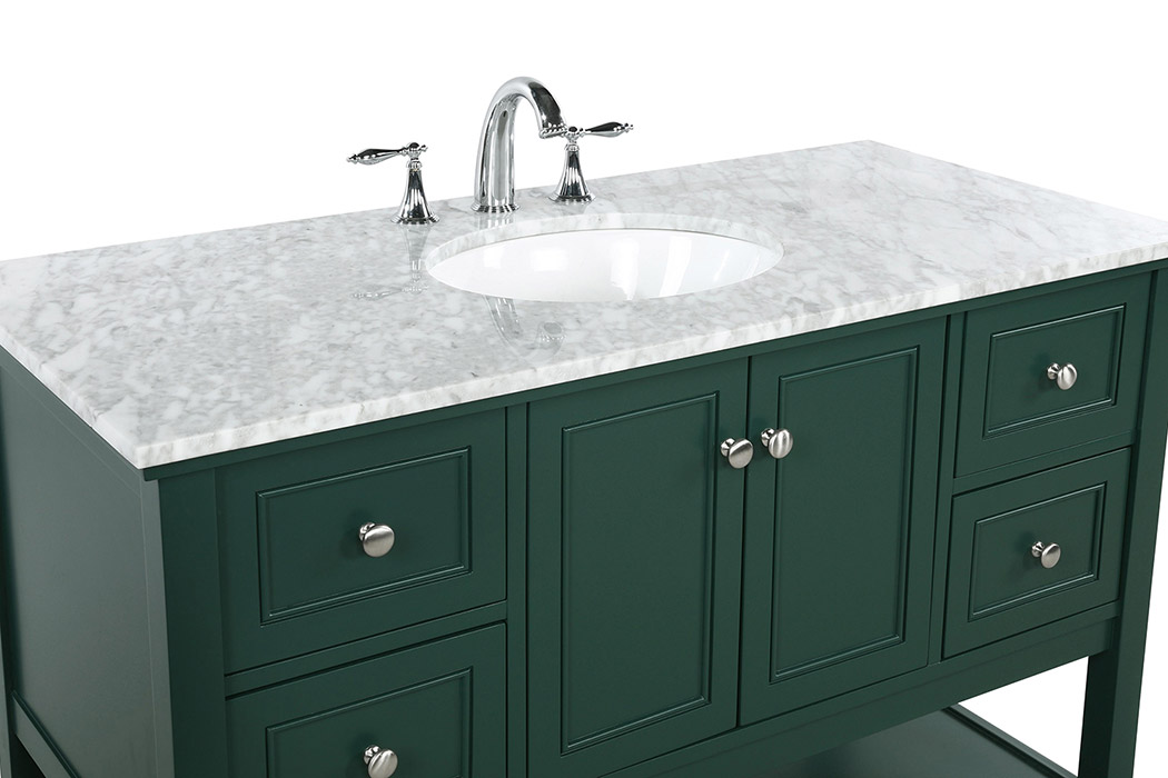 Elegant Bathroom Vanity - Green (VF27048GN)