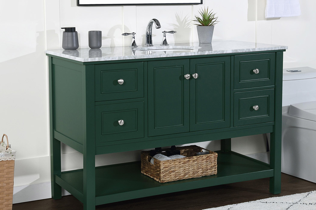 Elegant Bathroom Vanity - Green (VF27048GN)