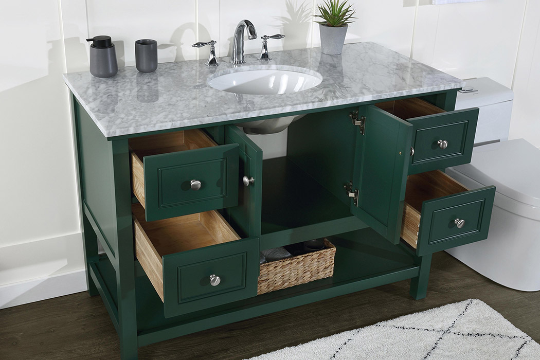 Elegant Bathroom Vanity - Green (VF27048GN)