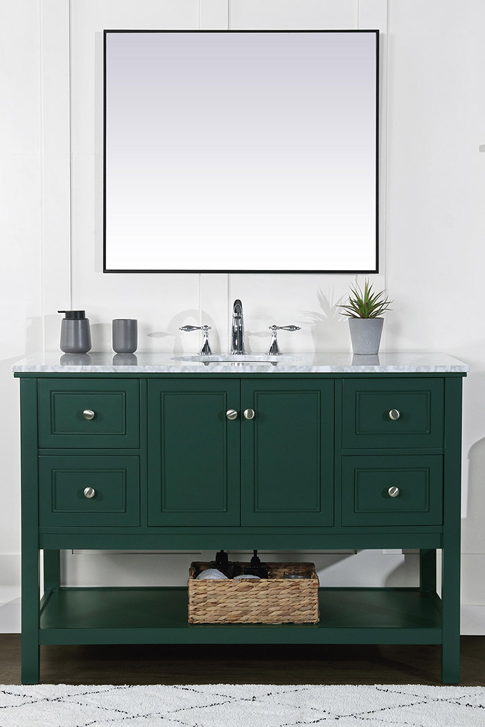 Elegant Bathroom Vanity - Green (VF27048GN)