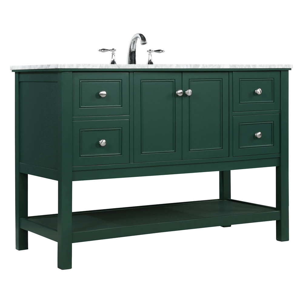 Elegant Bathroom Vanity - Green (VF27048GN)