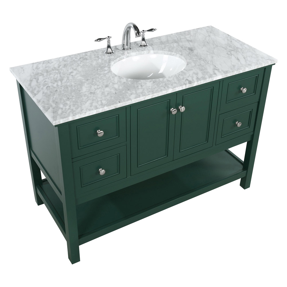 Elegant Bathroom Vanity - Green (VF27048GN)