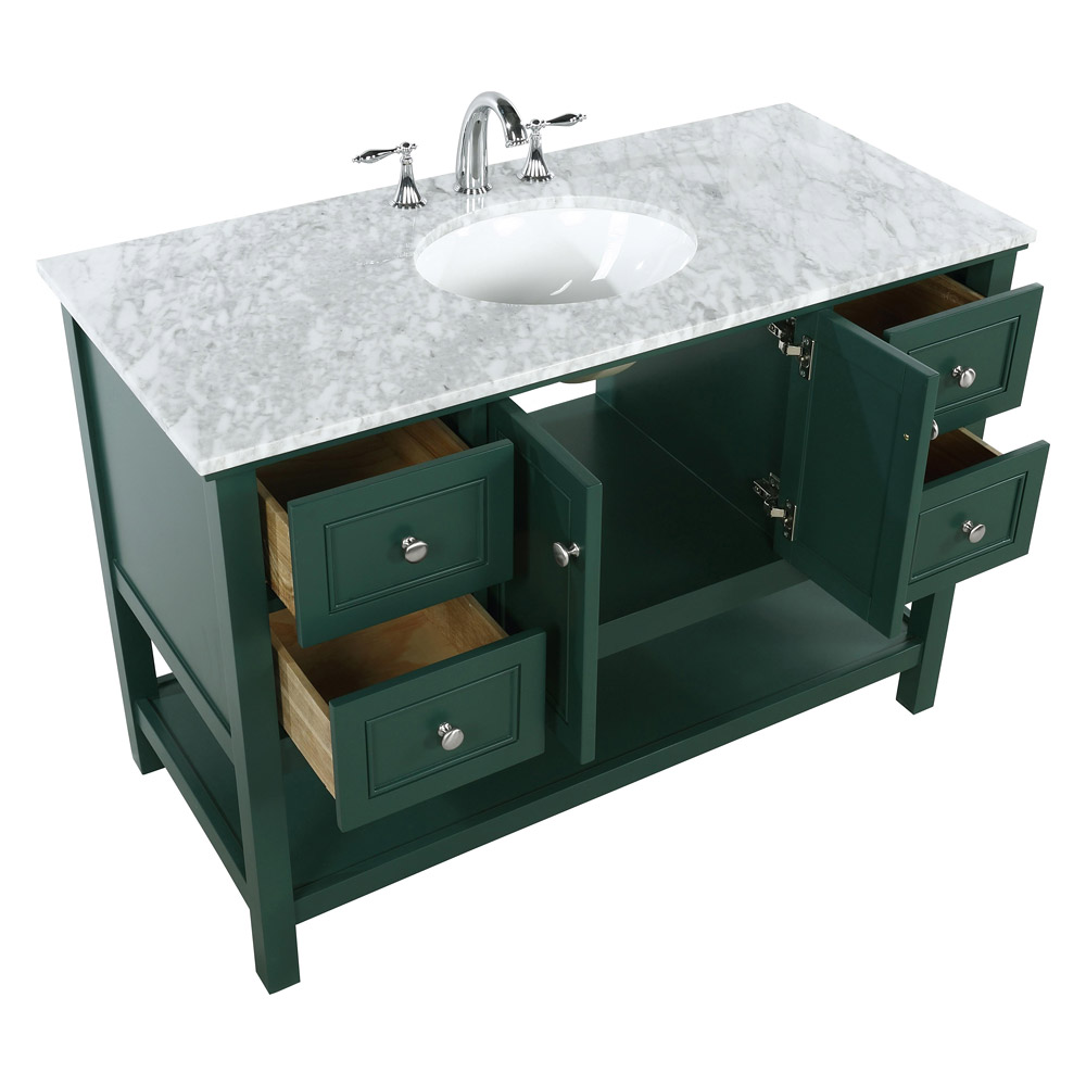 Elegant Bathroom Vanity - Green (VF27048GN)