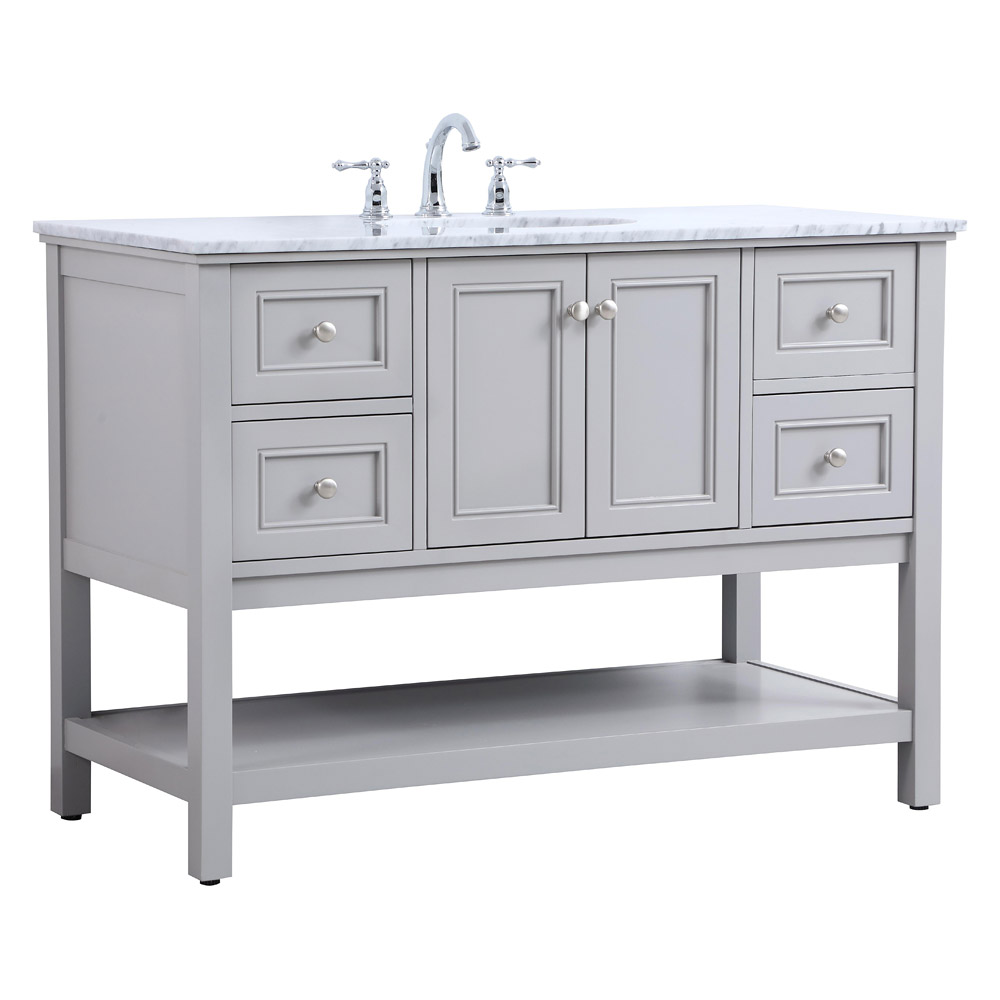 Elegant Bathroom Vanity - Gray (VF27048GR)