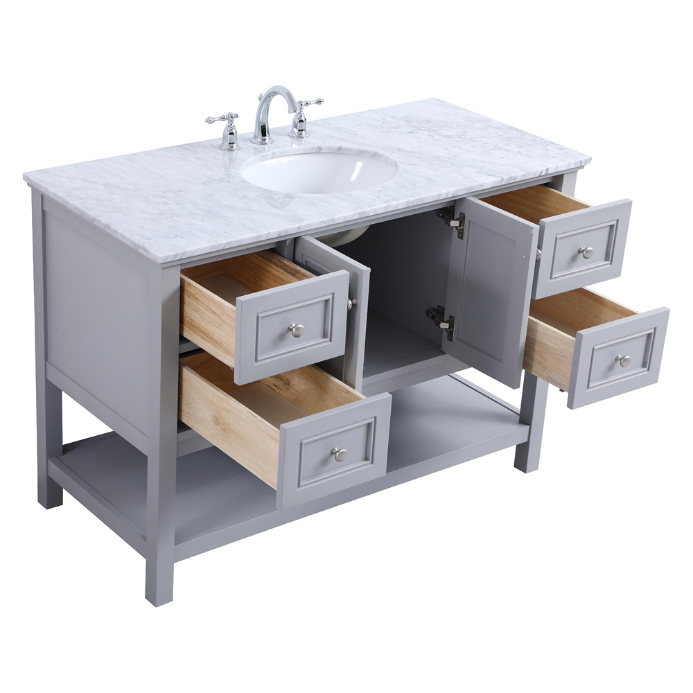 Elegant Bathroom Vanity - Gray (VF27048GR)