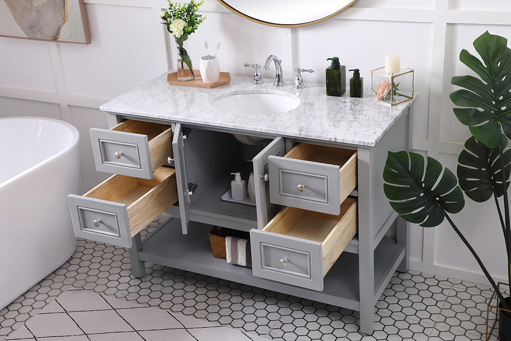 Elegant Bathroom Vanity - Gray (VF27048GR)