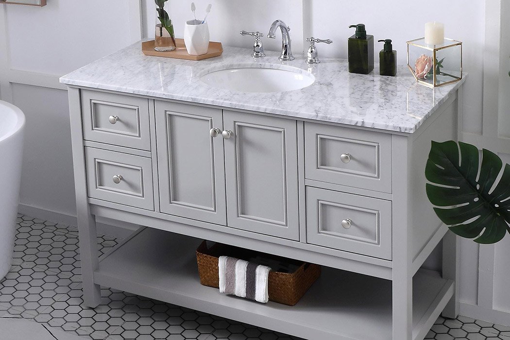 Elegant Bathroom Vanity - Gray (VF27048GR)