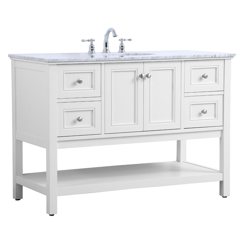 Elegant Bathroom Vanity - White (VF27048WH)