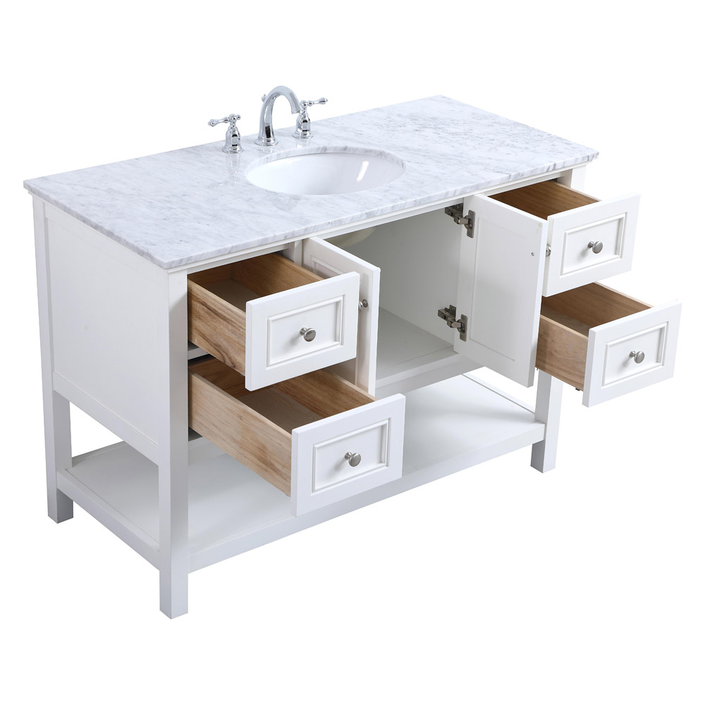 Elegant Bathroom Vanity - White (VF27048WH)