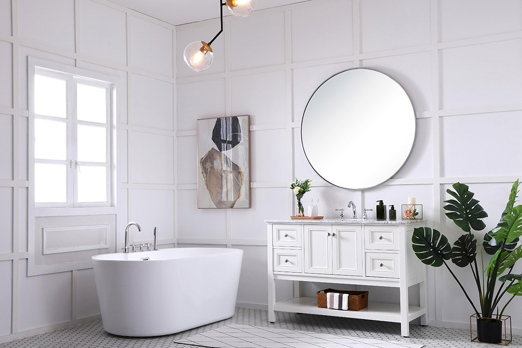 Elegant Bathroom Vanity - White (VF27048WH)