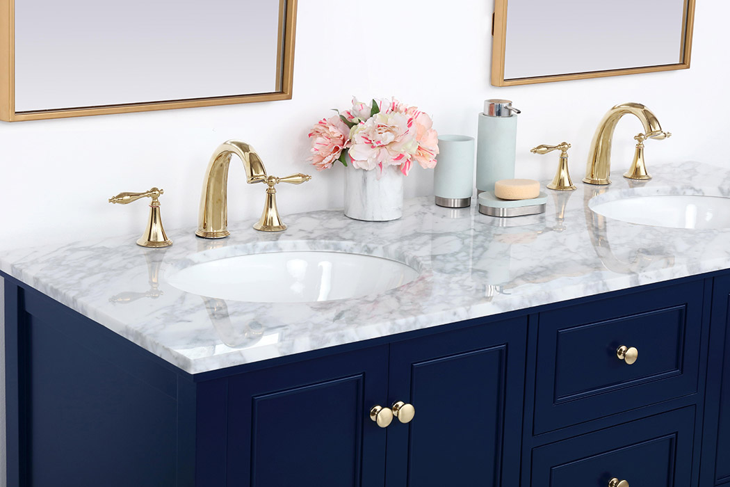 Elegant Bathroom Vanity - Blue, L 60" (VF27060DBL)