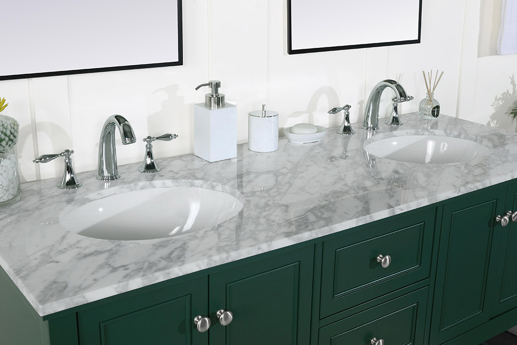 Elegant Bathroom Vanity - Green, L 60" (VF27060DGN)