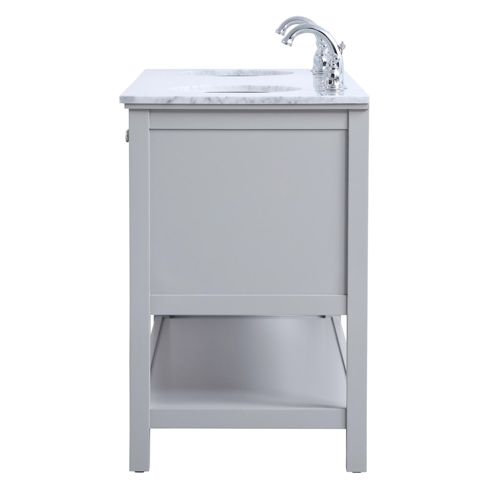 Elegant Bathroom Vanity - Gray, L 60" (VF27060GR)