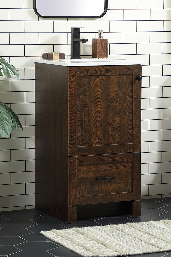 Elegant Bathroom Vanity - Espresso (VF2818EX)