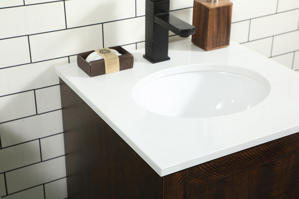 Elegant Bathroom Vanity - Espresso (VF2818EX)