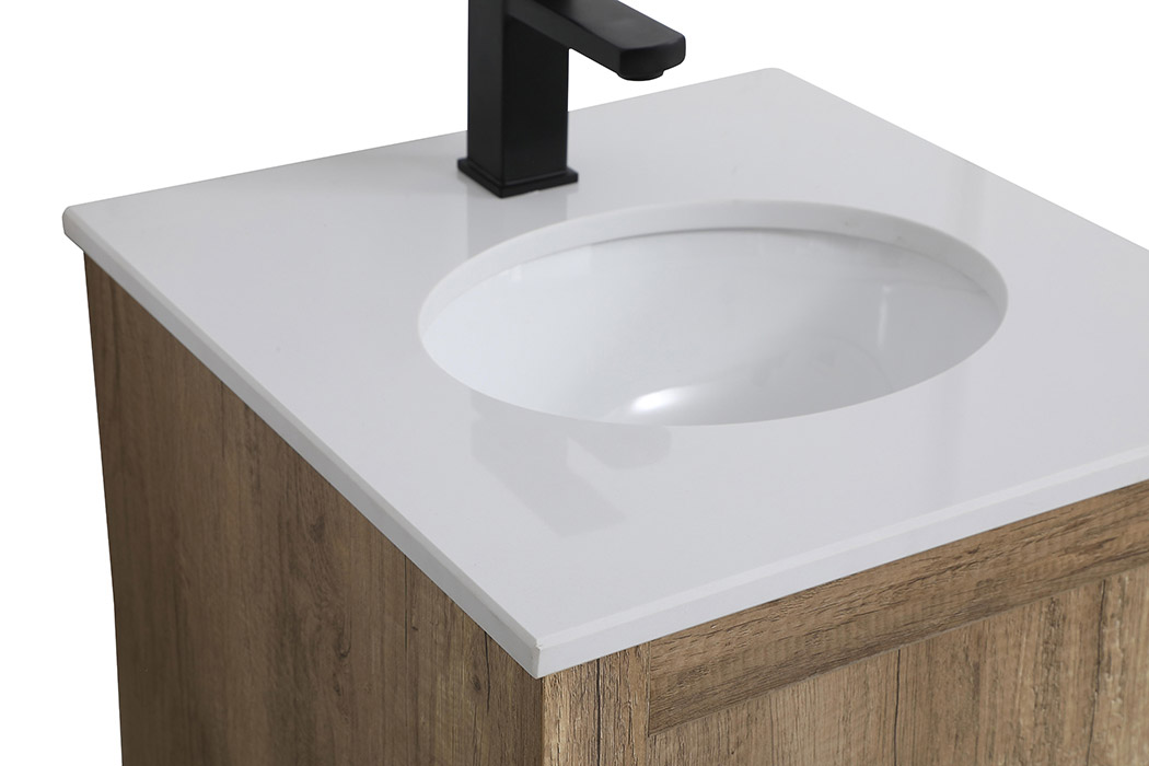 Elegant Bathroom Vanity - Natural Oak (VF2818NT)