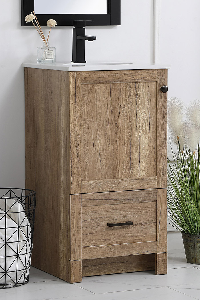 Elegant Bathroom Vanity - Natural Oak (VF2818NT)