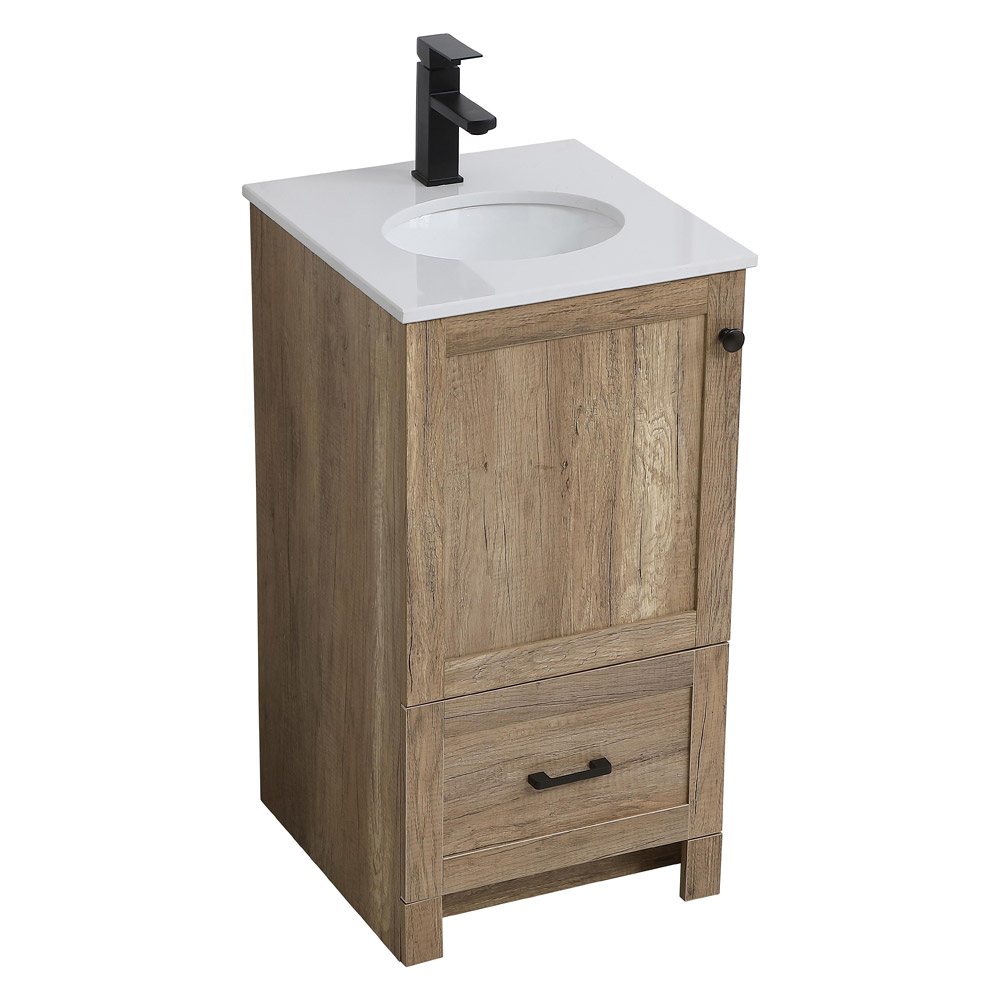 Elegant Bathroom Vanity - Natural Oak (VF2818NT)