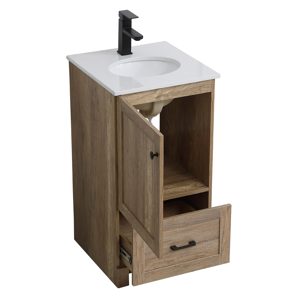 Elegant Bathroom Vanity - Natural Oak (VF2818NT)