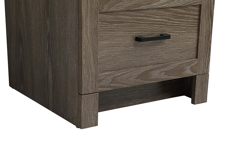 Elegant Bathroom Vanity - Weathered oak (VF2818WO)