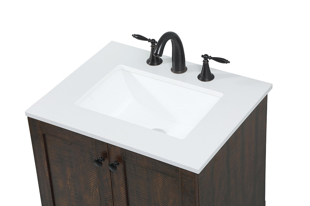 Elegant Bathroom Vanity - Espresso (VF2824EX)