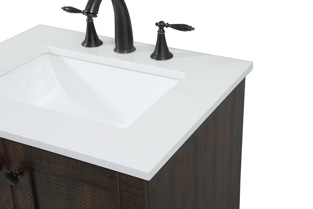 Elegant Bathroom Vanity - Espresso (VF2824EX)