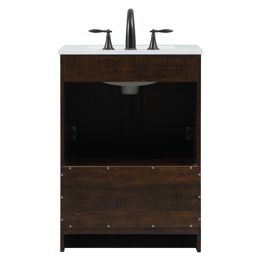 Elegant Bathroom Vanity - Espresso (VF2824EX)