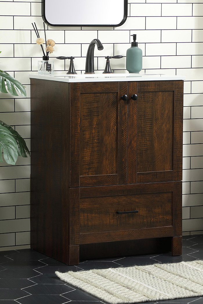 Elegant Bathroom Vanity - Espresso (VF2824EX)