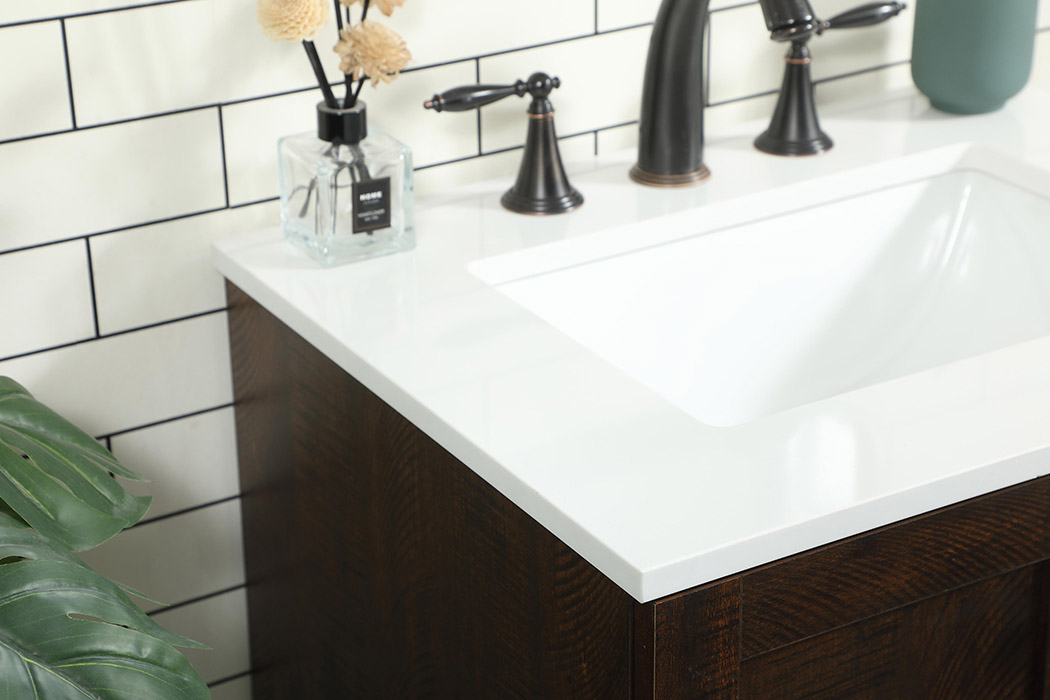 Elegant Bathroom Vanity - Espresso (VF2824EX)