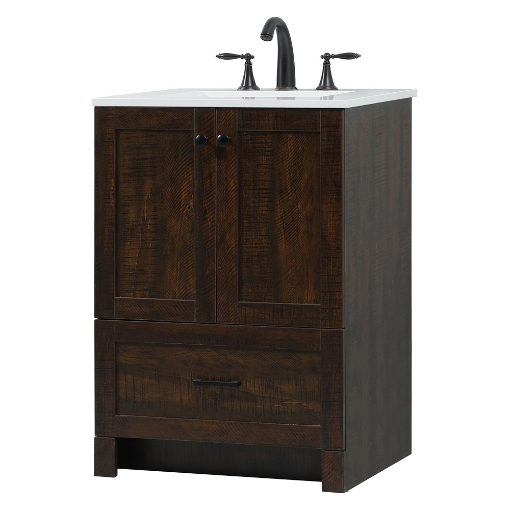 Elegant Bathroom Vanity - Espresso (VF2824EX)