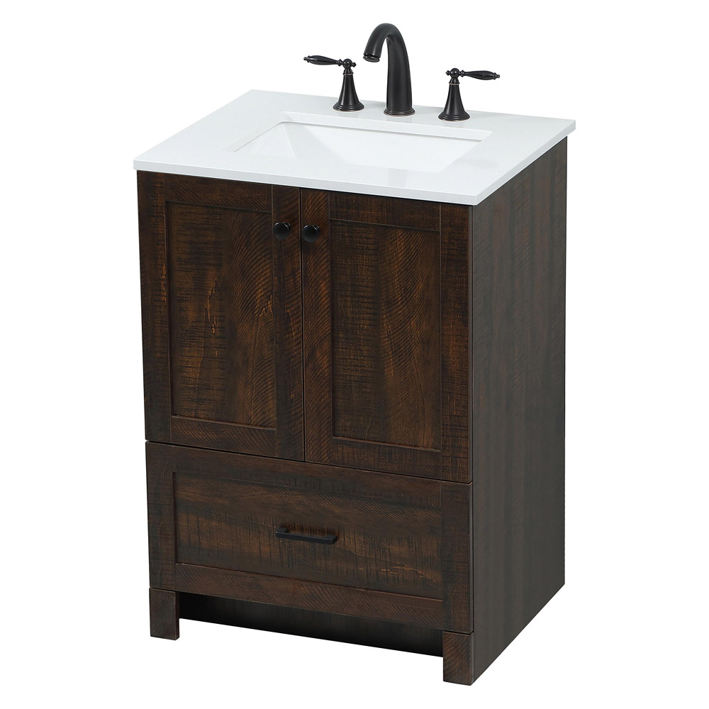 Elegant Bathroom Vanity - Espresso (VF2824EX)