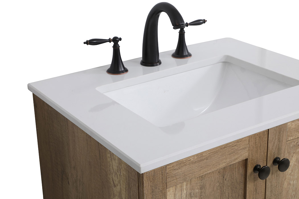 Elegant Bathroom Vanity - Natural Oak (VF2824NT)