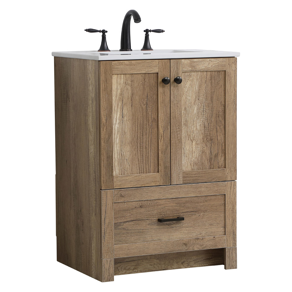 Elegant Bathroom Vanity - Natural Oak (VF2824NT)