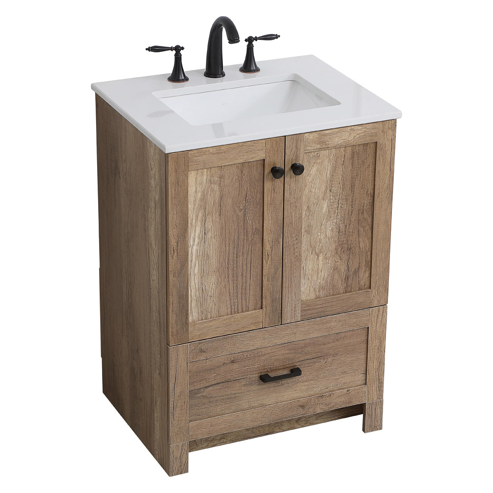 Elegant Bathroom Vanity - Natural Oak (VF2824NT)