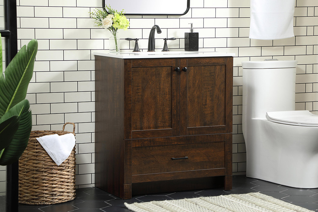 Elegant Bathroom Vanity - Espresso (VF2830EX)