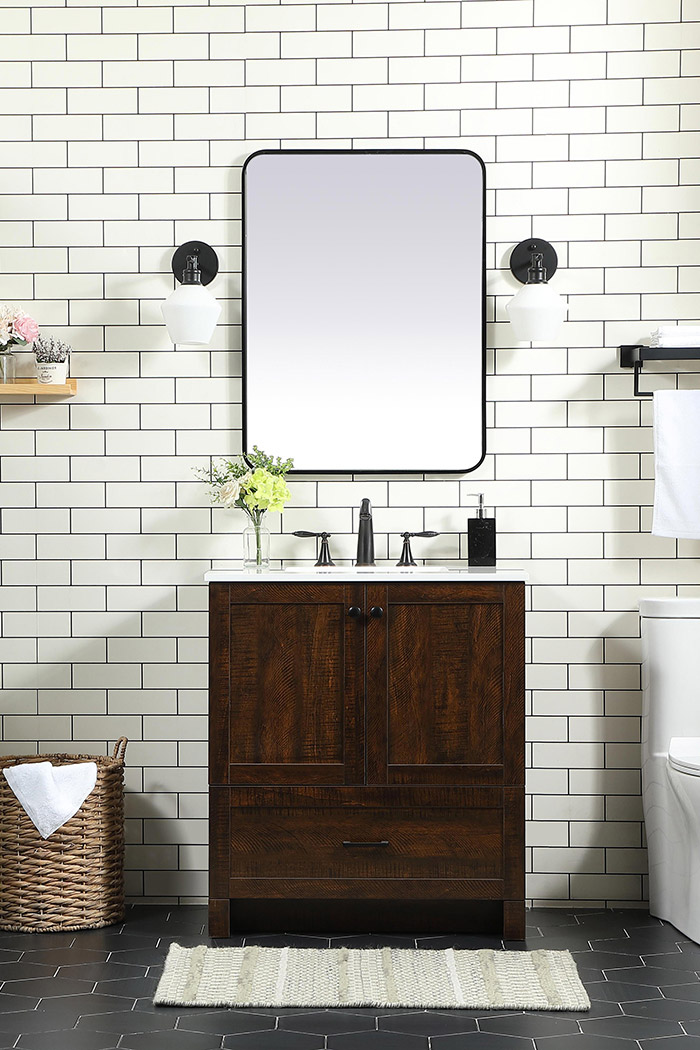 Elegant Bathroom Vanity - Espresso (VF2830EX)