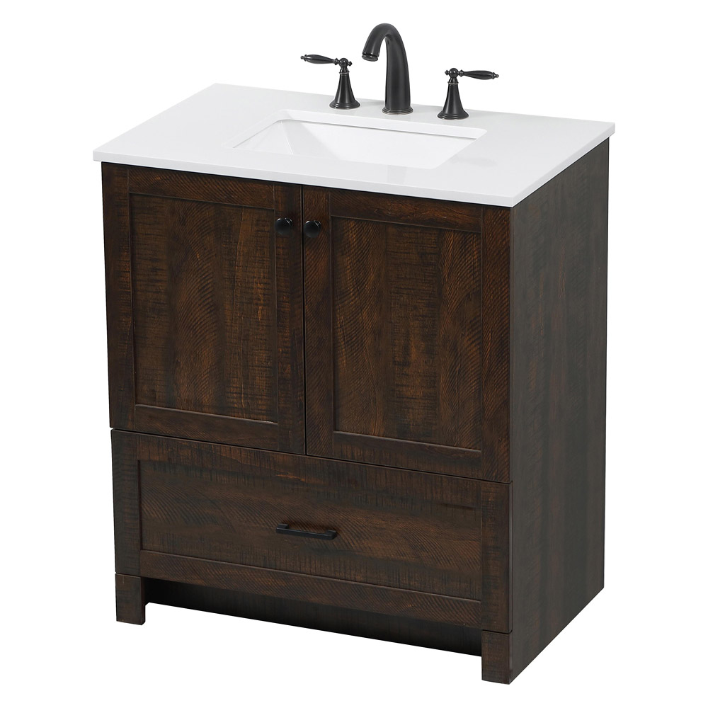 Elegant Bathroom Vanity - Espresso (VF2830EX)