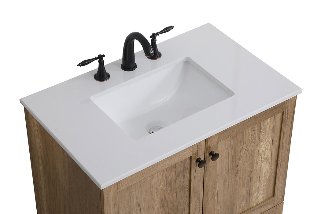 Elegant Bathroom Vanity - Natural Oak (VF2830NT)