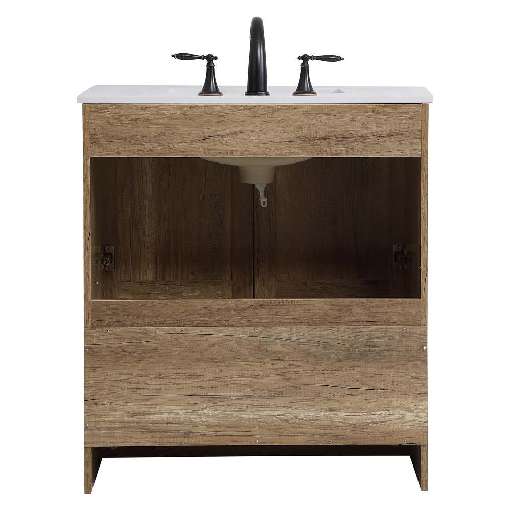 Elegant Bathroom Vanity - Natural Oak (VF2830NT)