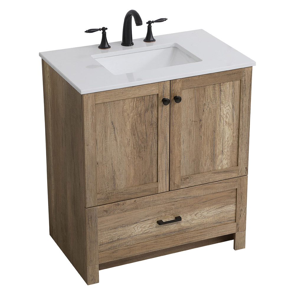 Elegant Bathroom Vanity - Natural Oak (VF2830NT)