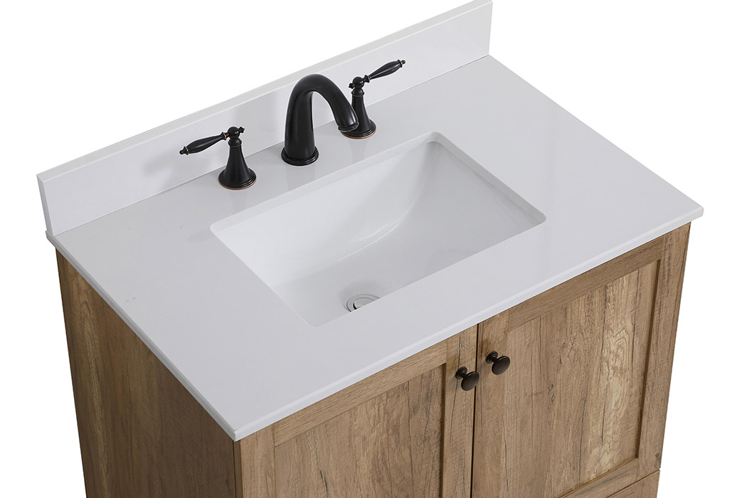 Elegant Bathroom Vanity - Natural Oak (VF2830NT-BS)