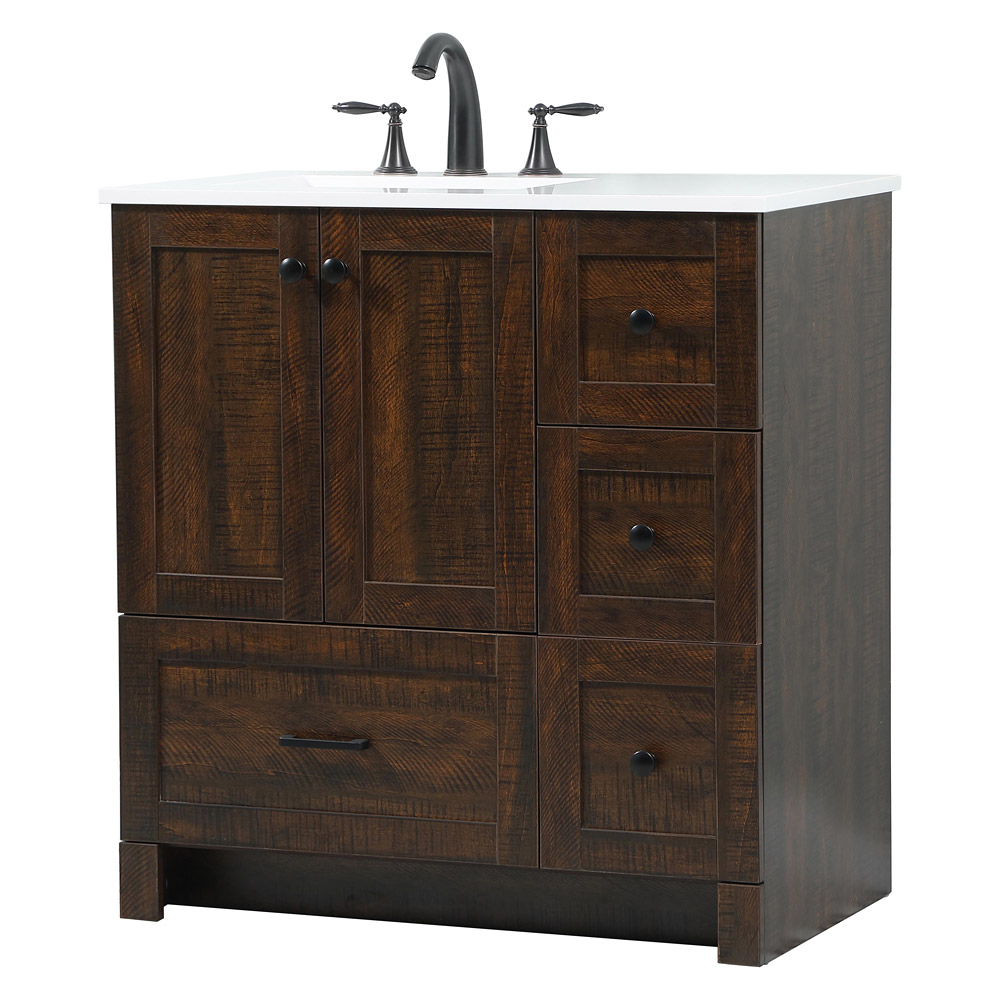 Elegant Bathroom Vanity - Espresso (VF2832EX)