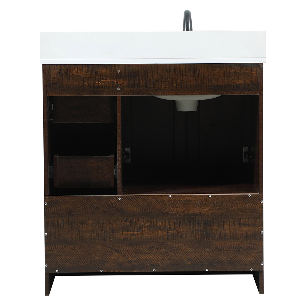 Elegant Bathroom Vanity - Espresso (VF2832EX-BS)