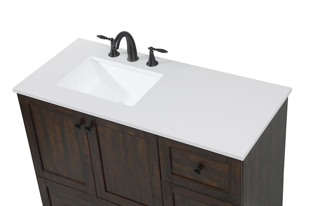 Elegant Bathroom Vanity - Espresso (VF2842EX)