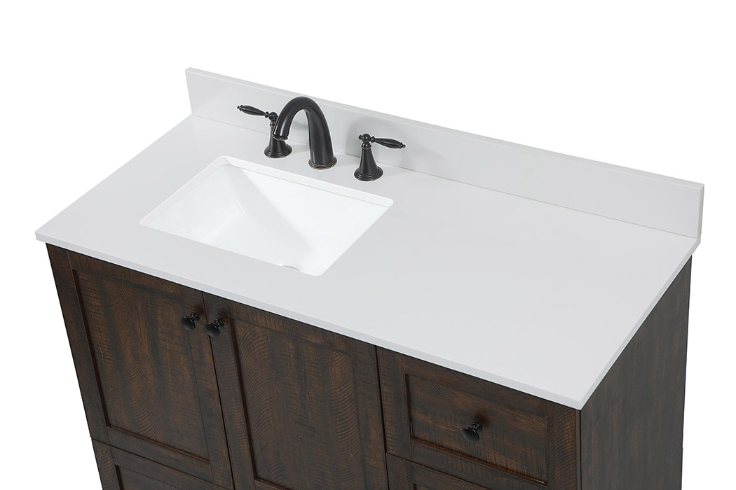 Elegant Bathroom Vanity - Espresso (VF2842EX-BS)