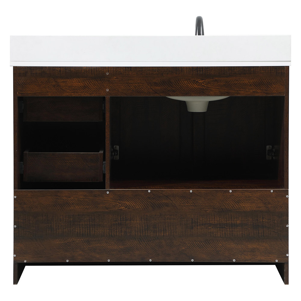 Elegant Bathroom Vanity - Espresso (VF2842EX-BS)