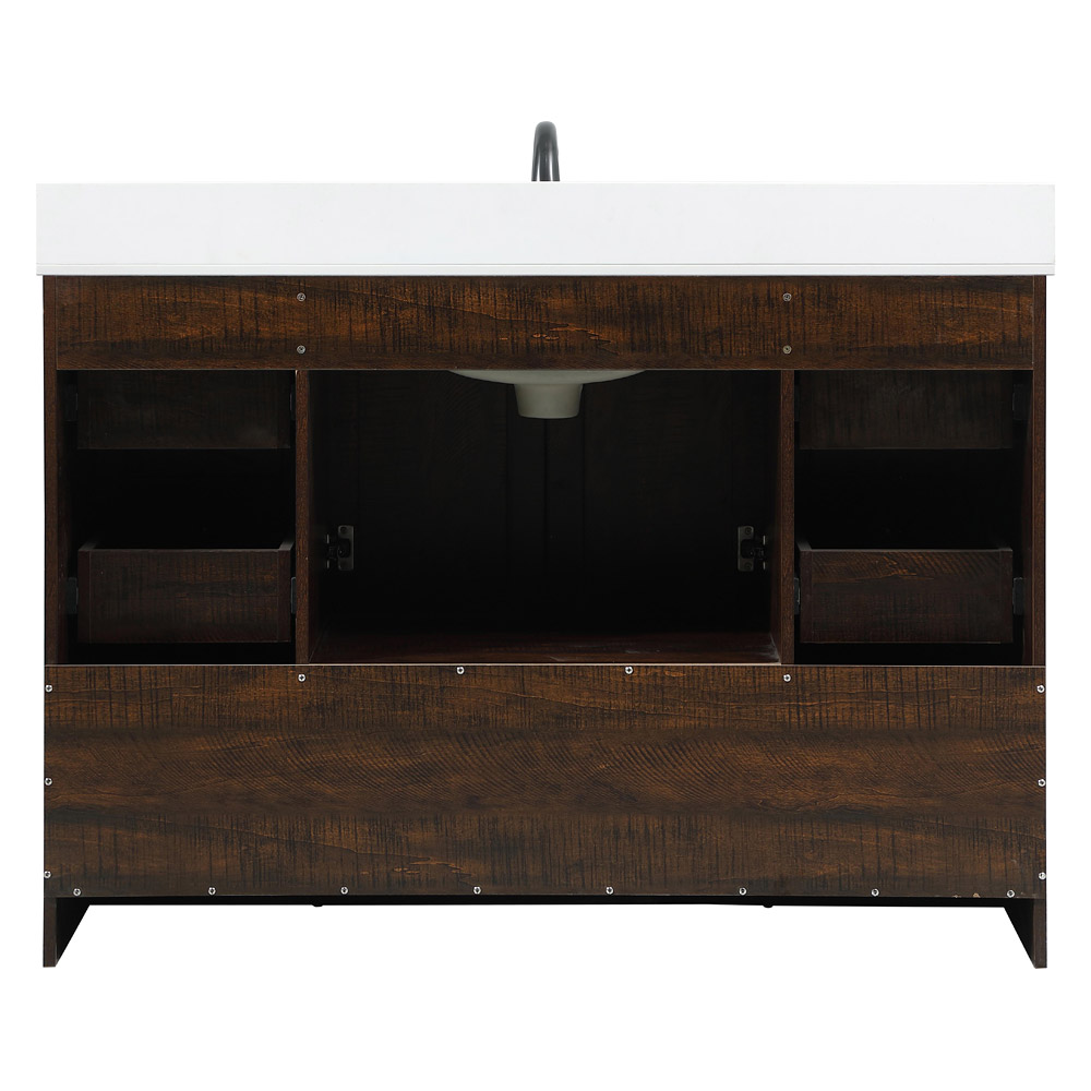 Elegant Bathroom Vanity - Espresso (VF2848EX-BS)